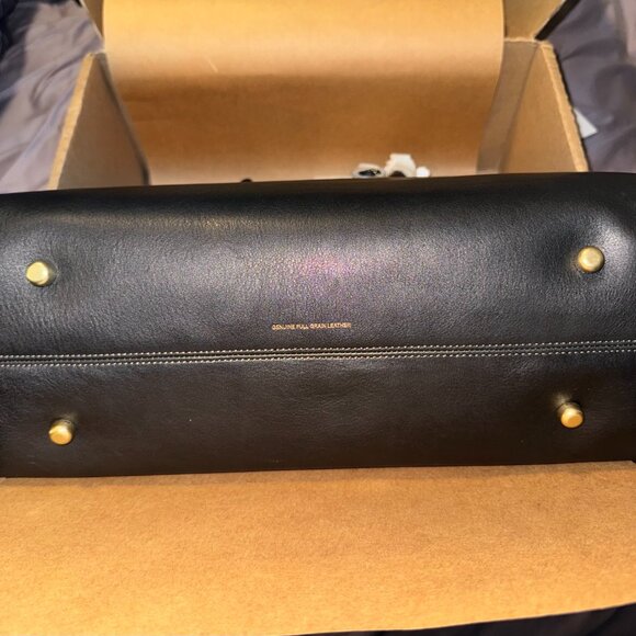 NWT Coach Soft Empire Carryall Bag 40-Brass/Black - Picture 11 of 12